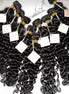 Indian Water Wave virgin hair bundle — 15A grade, defined water wave pattern, HD lace compatible, color 1B | Too Raw Hair