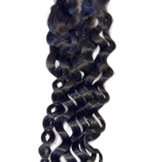 15A Virgin Water Wave lace closure — steamed for a defined water wave pattern, HD lace, color 1B | Too Raw Hair