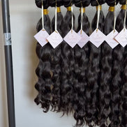 Vietnamese Wavy raw hair bundle — 100% unprocessed single-donor hair, natural silky wave, color 1B | Too Raw Hair