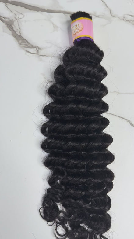 Bulk Braiding Hair — 100% human hair for braiding, no weft, lightweight and tangle-free | Too Raw Hair