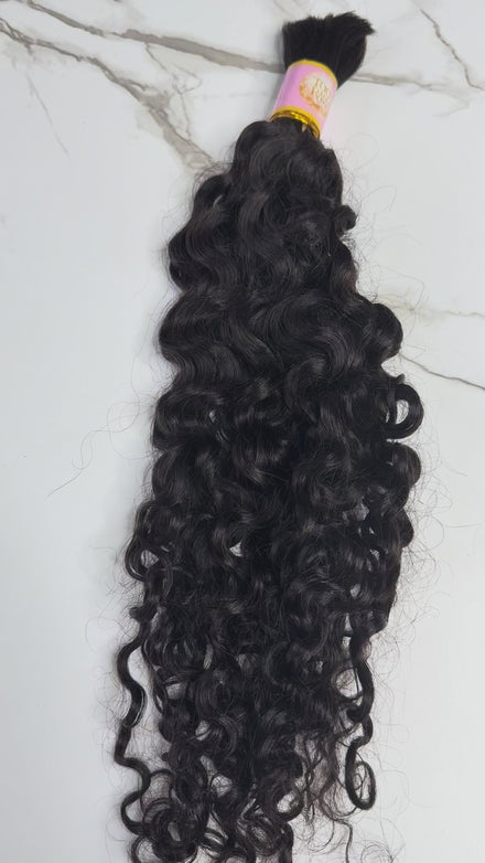 Bulk Braiding Hair — 100% human hair for braiding, no weft, lightweight and tangle-free | Too Raw Hair